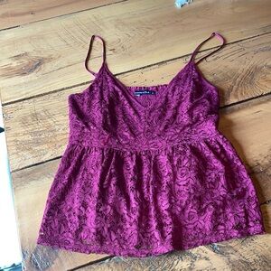 Guc large Abercrombie &fitch peplum stretchy top